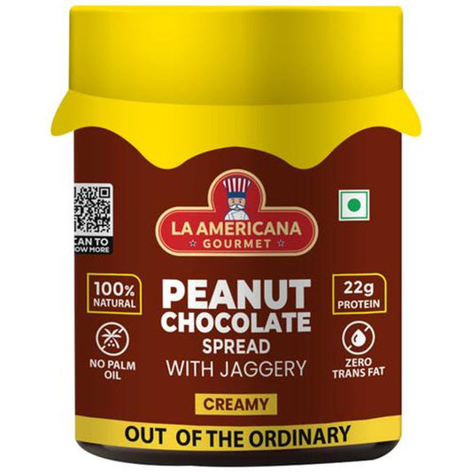 Peanut Chocolate Spread With Jaggery - 100% Natural, Creamy