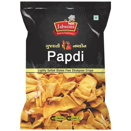 Gujarati Namkeen - Papdi, Lightly Salted, Gluten Free, Chickpeas Crisps