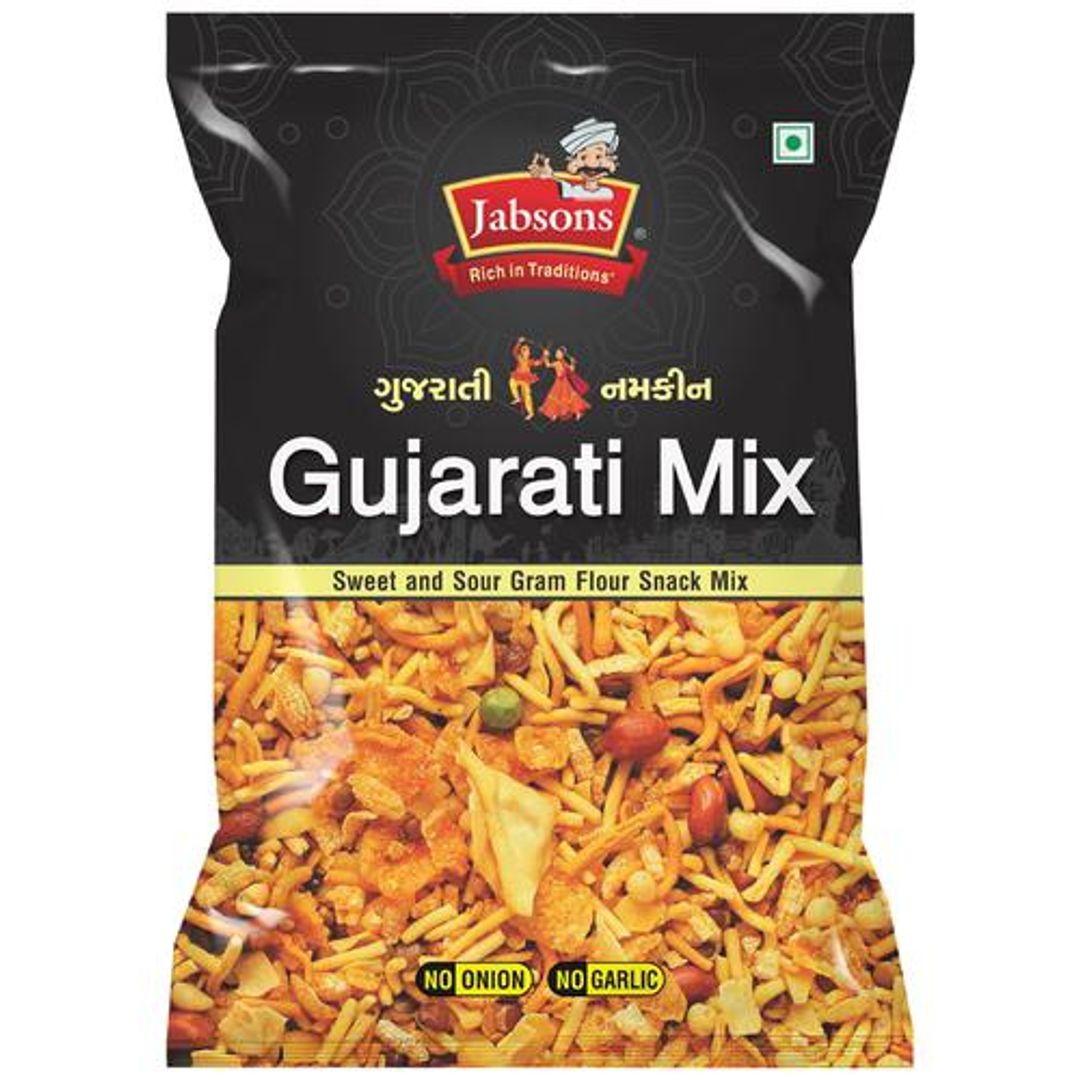 Gujarati Namkeen - Gujarati Mix, Sweet & Sour Gram Flour Snack