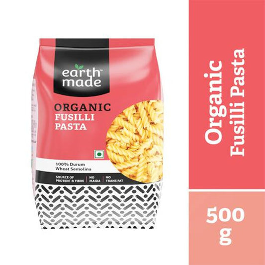 Organic Fusilli Pasta - Rich In Protein