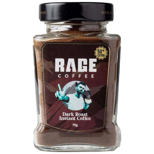 Dark Roast Instant Coffee - Aromatic, No Added Sugar & Preservatives