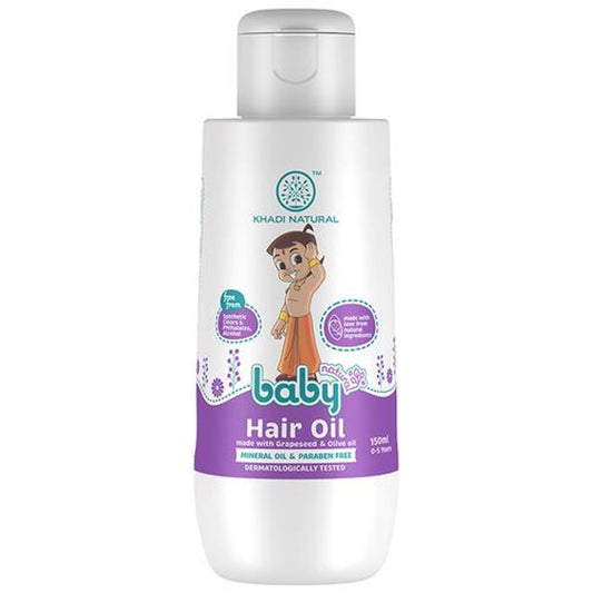 Baby Hair Oil - With Grapeseed & Olive Oil, Nourish Hair Follicles