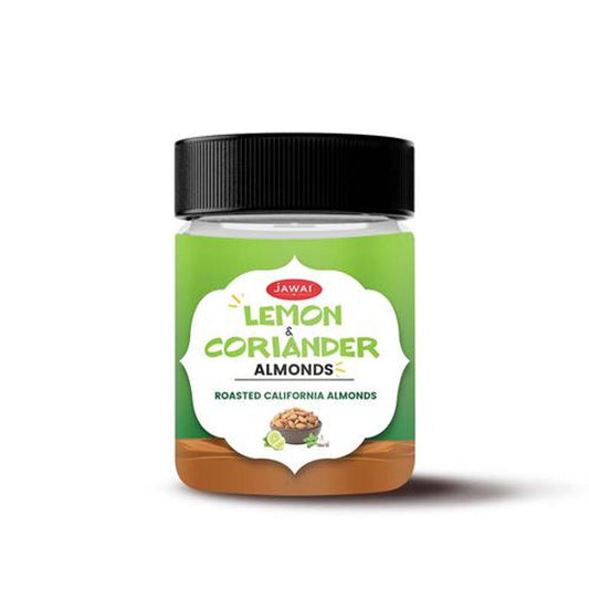 Lemon & Coriander Roasted Californian Almonds - Crunchy, Rich In Protein & Fibre