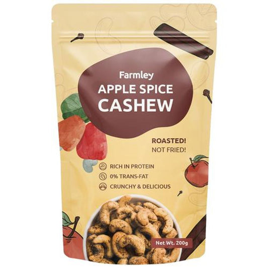 Apple Spice Cashew - Roasted & Flavoured, Rich In Protein