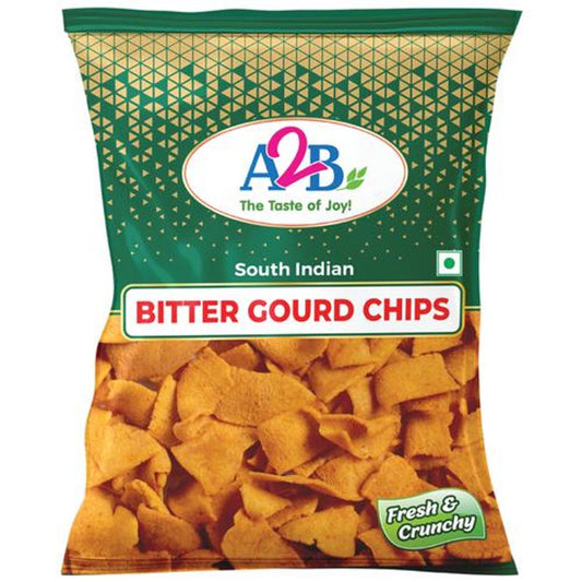 Bitter Gourd Chips - South Indian Snack, Cereal & Pulses Based Savoury, Crunchy