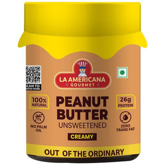 Peanut Butter - Unsweetened, Creamy, 26 g Protein, Zero Trans Fat