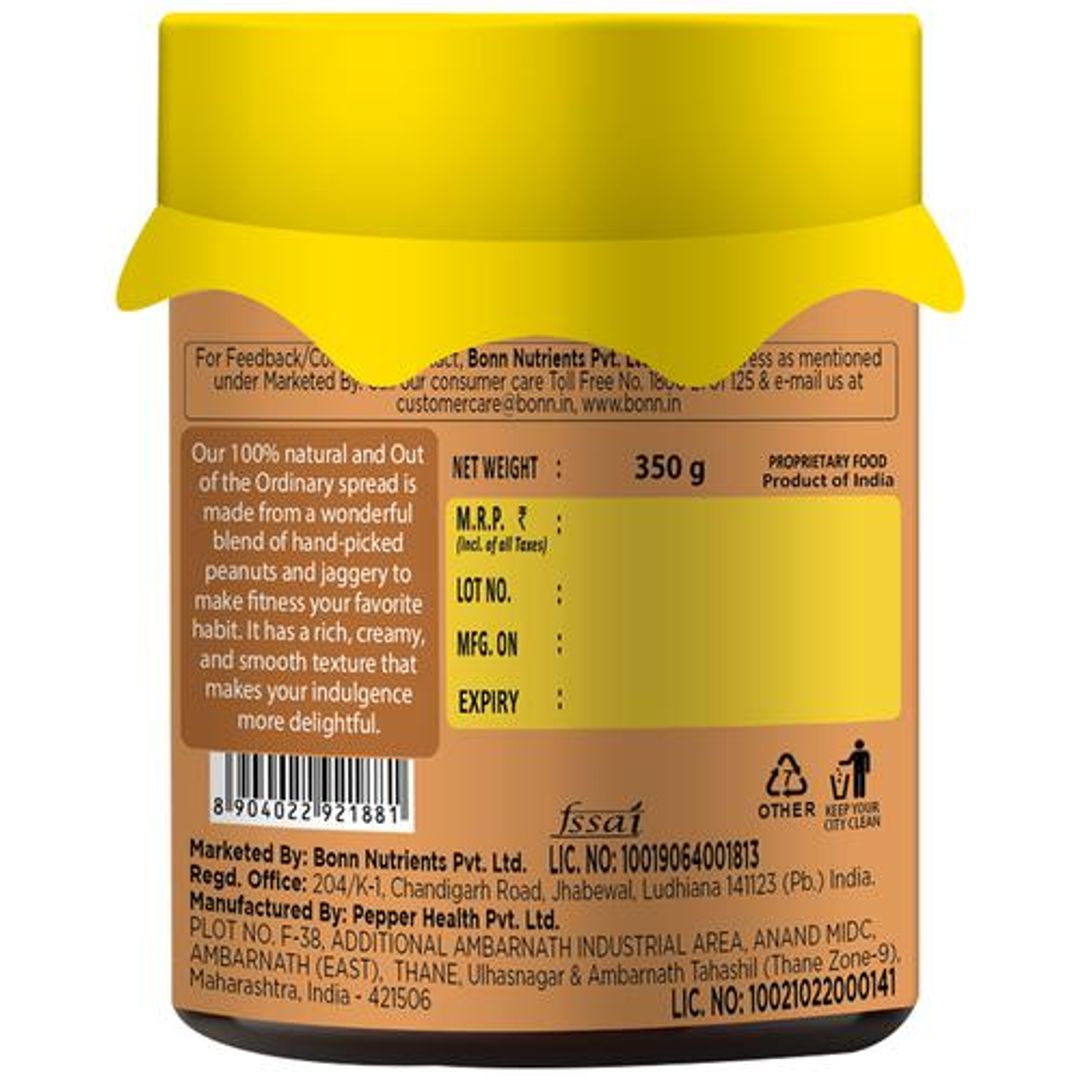 Peanut Chocolate Spread - With Jaggery, Creamy, 22g Protein, Zero Trans Fat