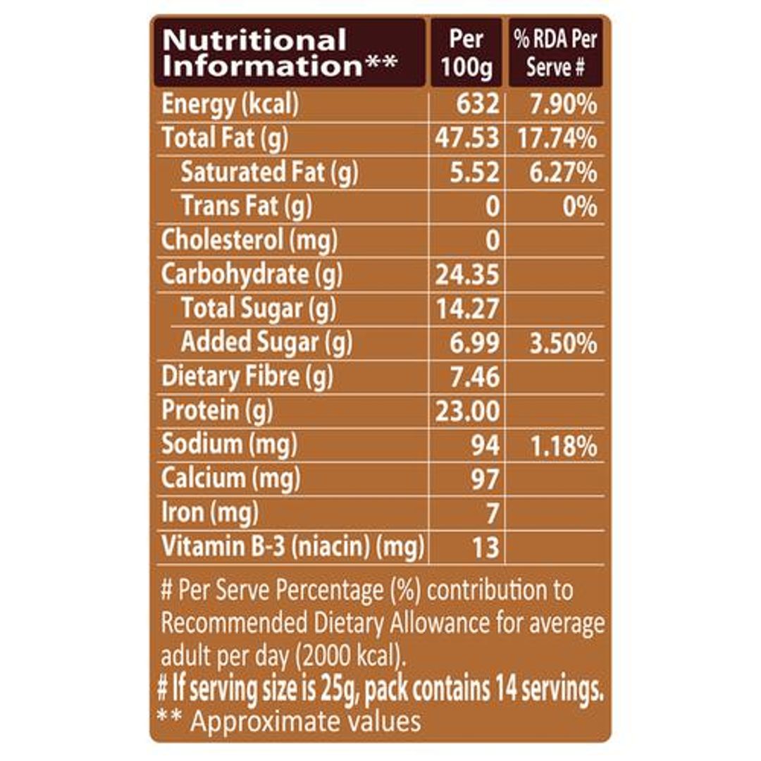 Peanut Chocolate Spread - With Jaggery, Creamy, 22g Protein, Zero Trans Fat