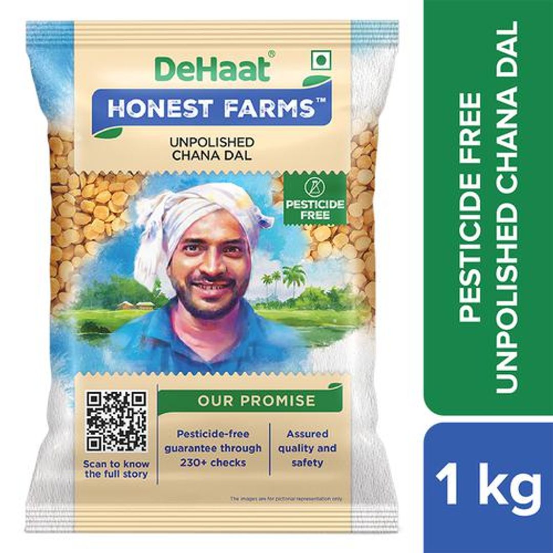 Unpolished Chana Dal - Pesticide Free