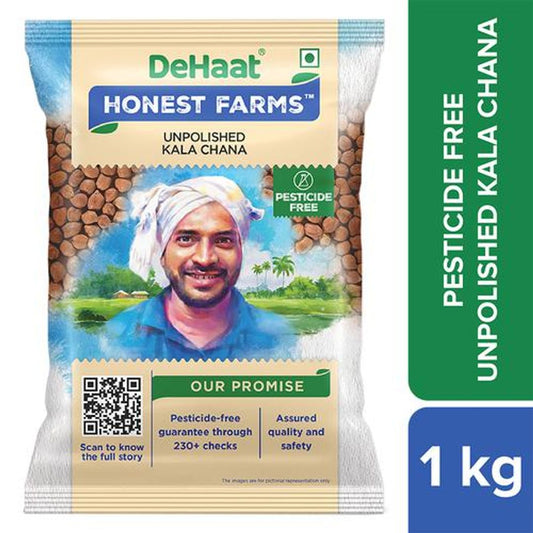 Unpolished Kala Chana - Pesticide Free