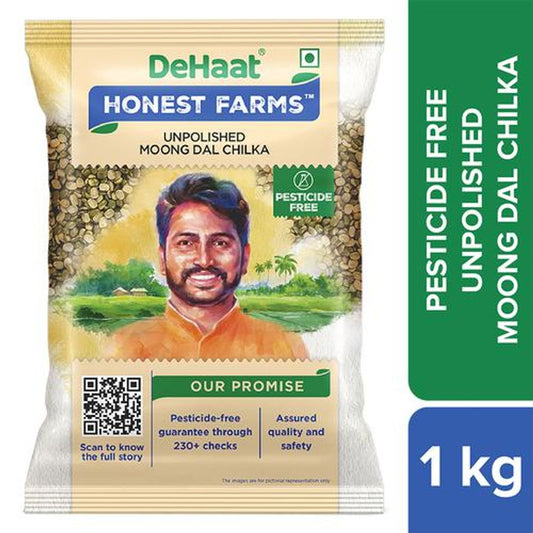 Unpolished Moong Dal Chilka - Pesticide Free