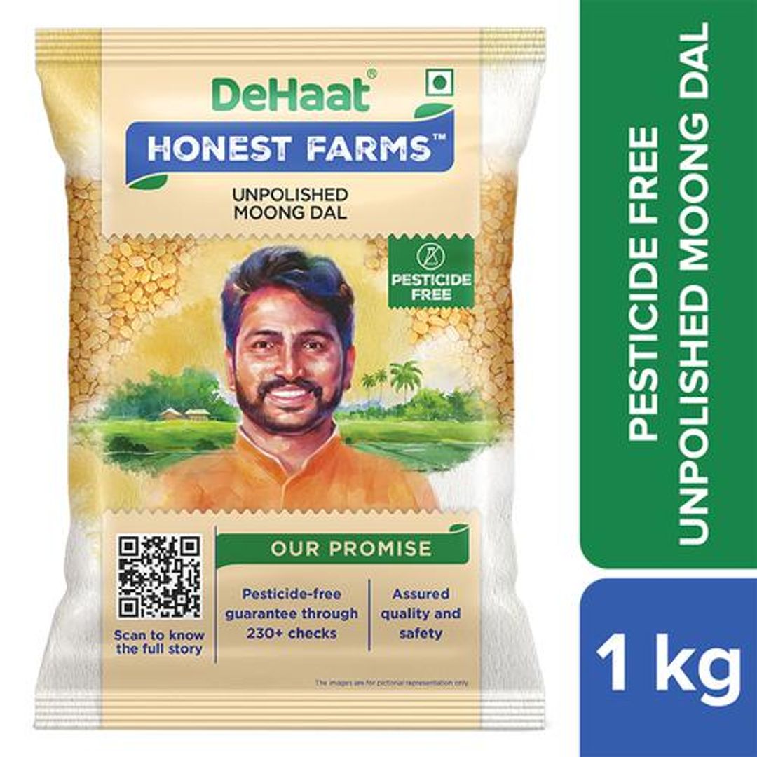 Unpolished Moong Dal - Pesticide Free