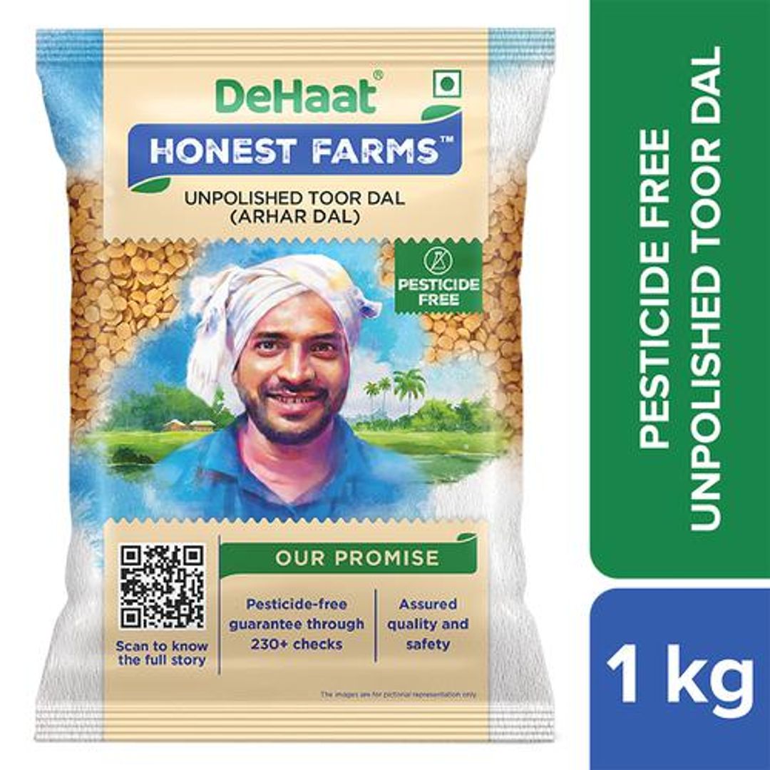 Unpolished Toor Dal/Arhar Dal - Pesticide Free