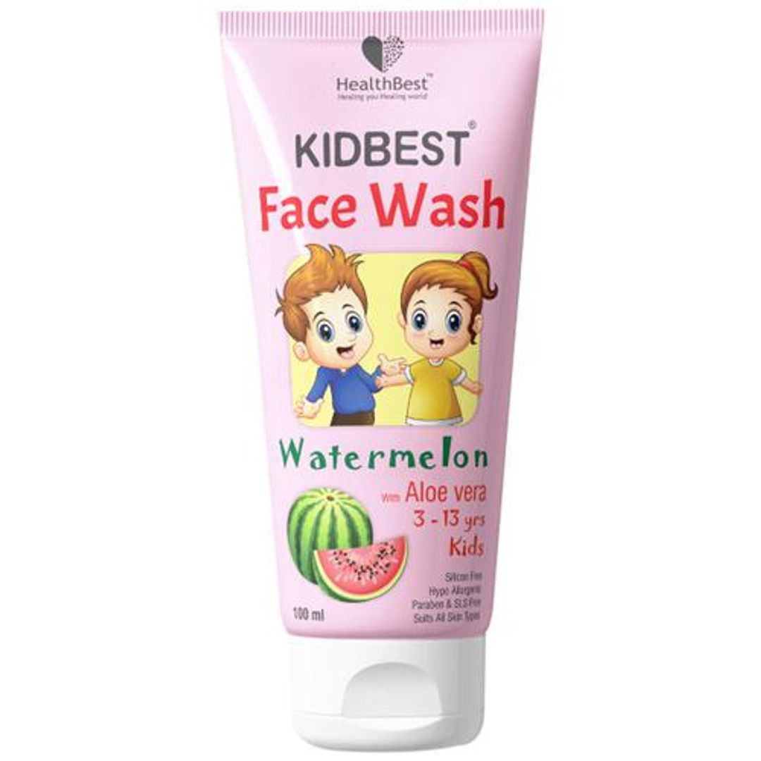 Kidbest - Face Wash, Watermelon, For Kids, Tear, Paraben, SLS Free