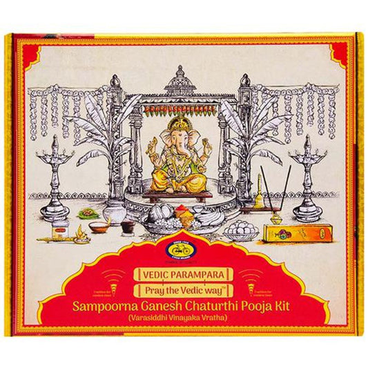 Sampoorna Ganesh Chaturthi Puja Kit - For Religious & Puja Purposes