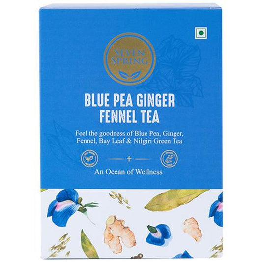 Blue Pea Ginger Fennel Tea - Packed Wth Nutrients, Boosts Immunity