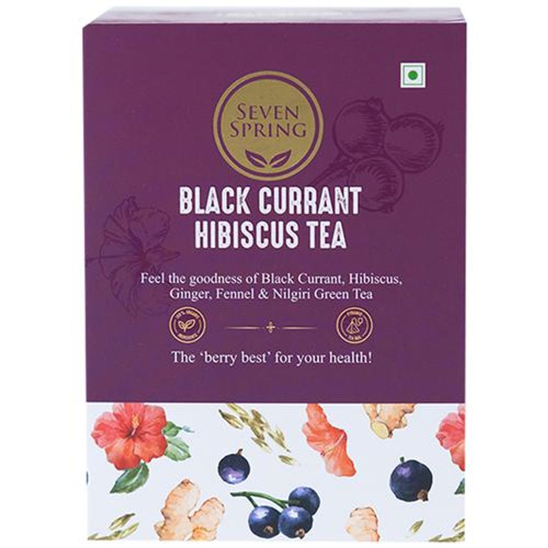 Black Currant Hibiscus Tea - Packed Wth Nutrients, Boosts Immunity