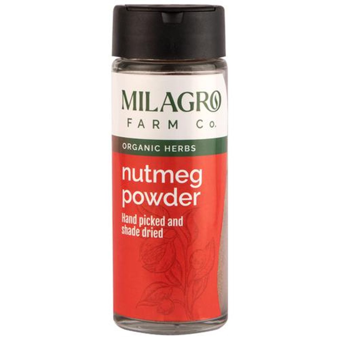 Nutmeg Powder - Organic Herbs, Hand Picked & Shade Dried