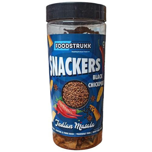 Black Chickpeas Chana Snackers - Millet Snacks, Gluten Free, Protein & Fibre Rich, No Maida