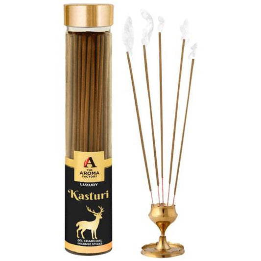 Incense Sticks/Agarbatti - Luxury Kasturi, 0% Charcoal, Aromatic