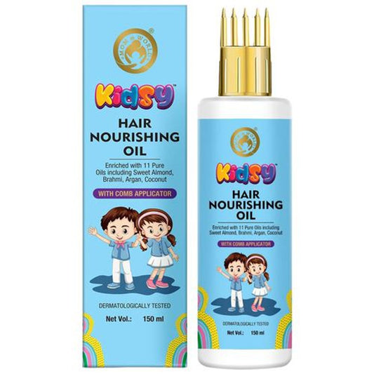 Kidsy Hair Nourishing Oil With Comb Applicator - Dermatologically Tested