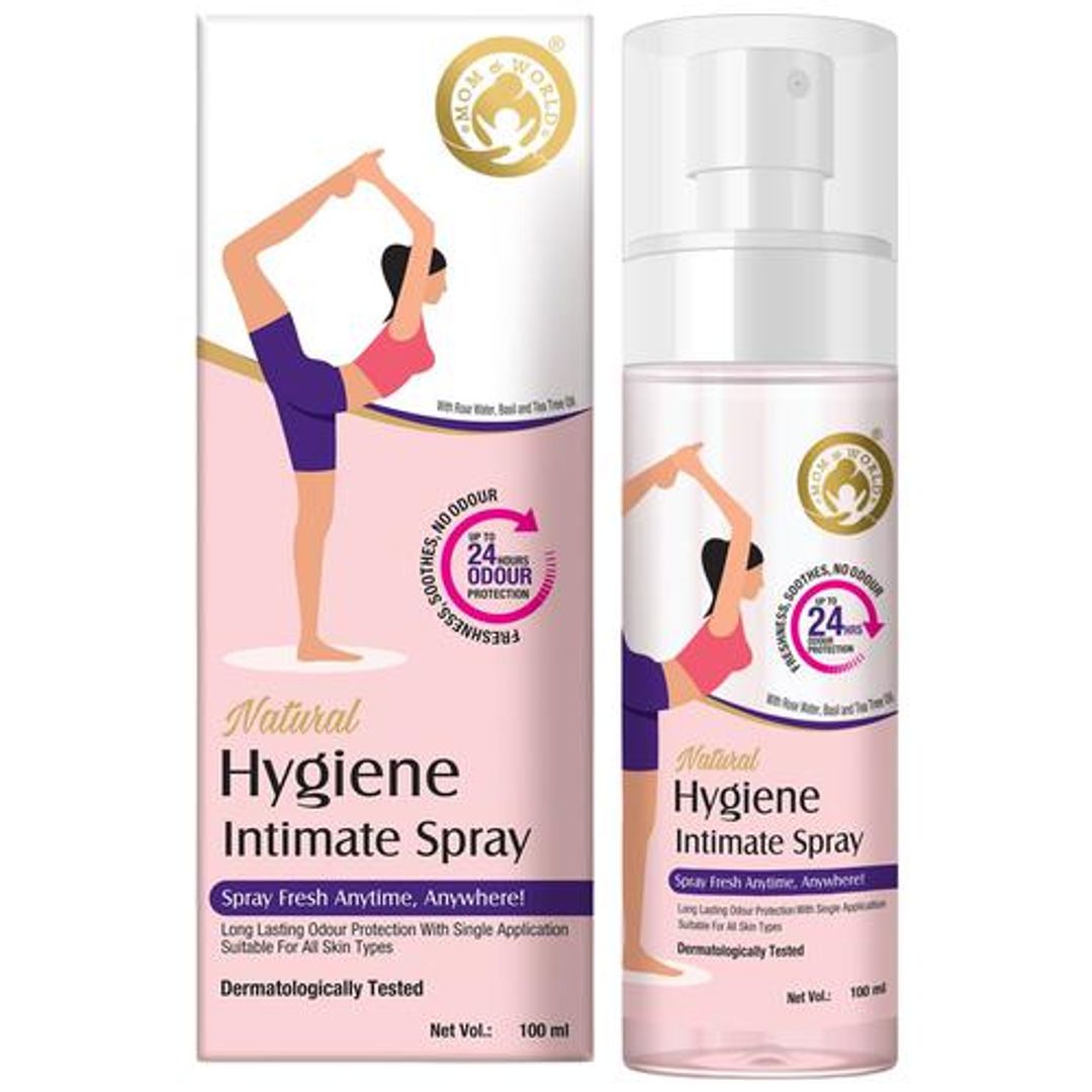 Natural Hygiene Intimate Spray - Dermatologically Tested, Long Lasting