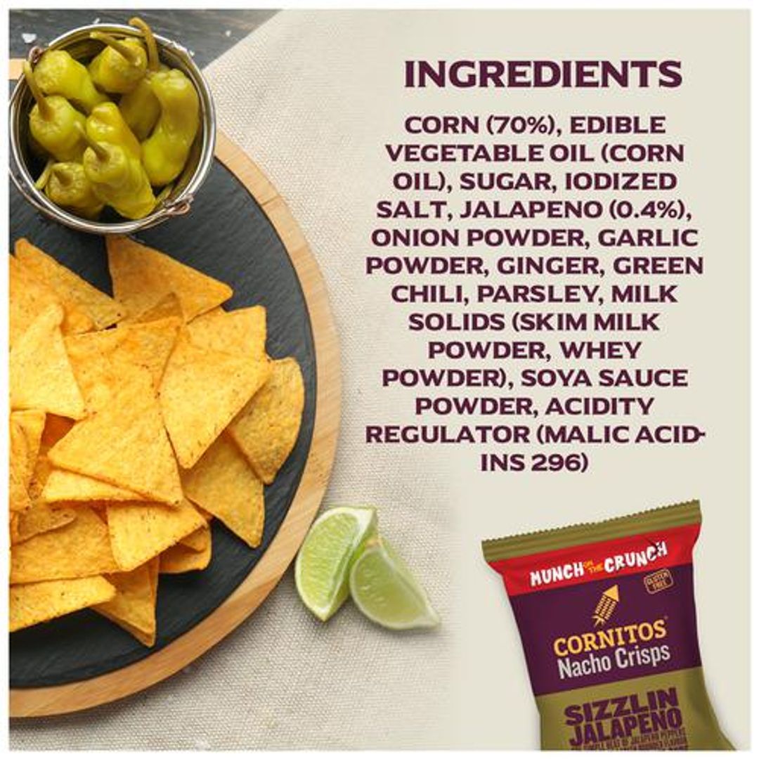 Nacho Crisps/Chips - Sizzlin Jalapeno, Gluten Free, Crunchy