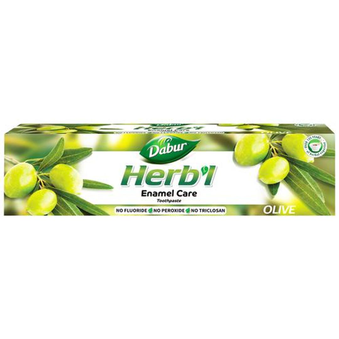 Herbal Enamel Care Toothpaste - Olive, Longlasting Freshness