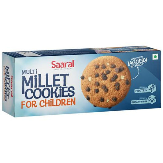 Multi Millet Cookies - No Maida, Made With Jaggery, For Children