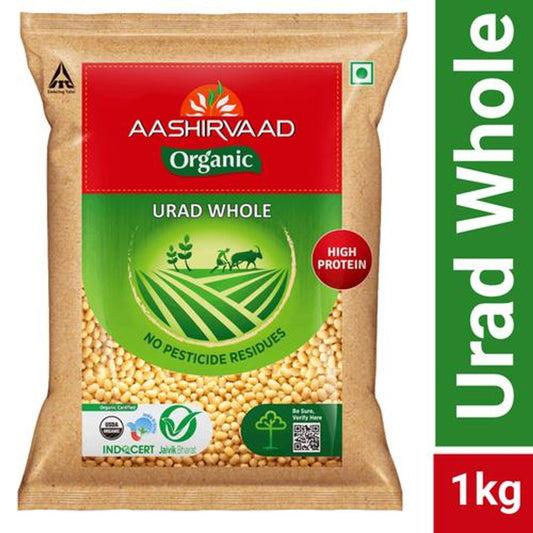 Whole Black Gram/Urad Dal - Organic, Rich In Fibre