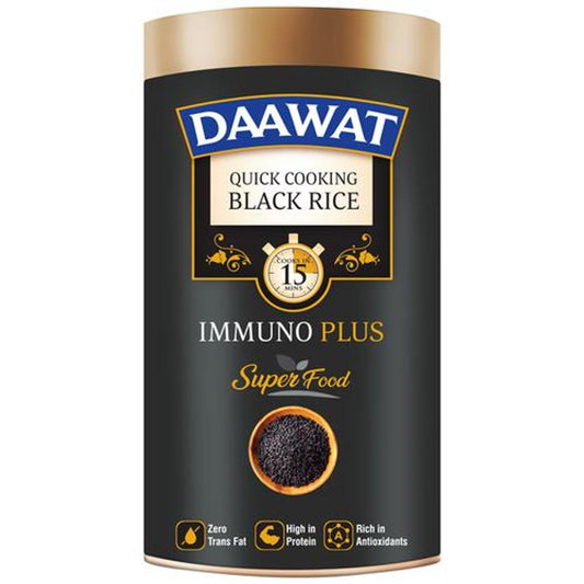 Quick Cooking Black Rice - Immuno Plus Superfood, Zero Trans Fat & Rich In Protein