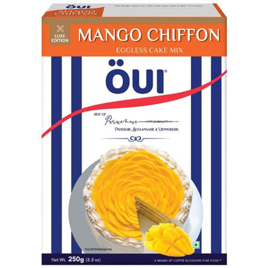 Mango Chiffon Eggless Cake Mix - Luxe Edition, Super Soft, Fluffy