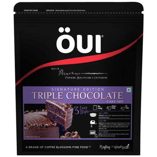 Triple Chocolate Cake Mix - Signature Edition, Super Soft, Fluffy