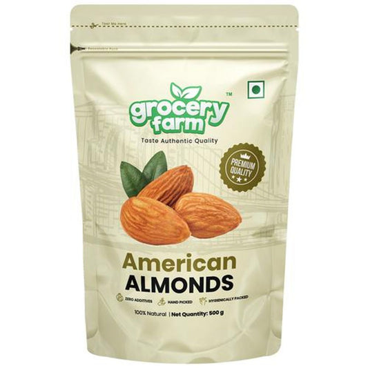 American Almonds - Premium & Hand Picked, 100% Natural