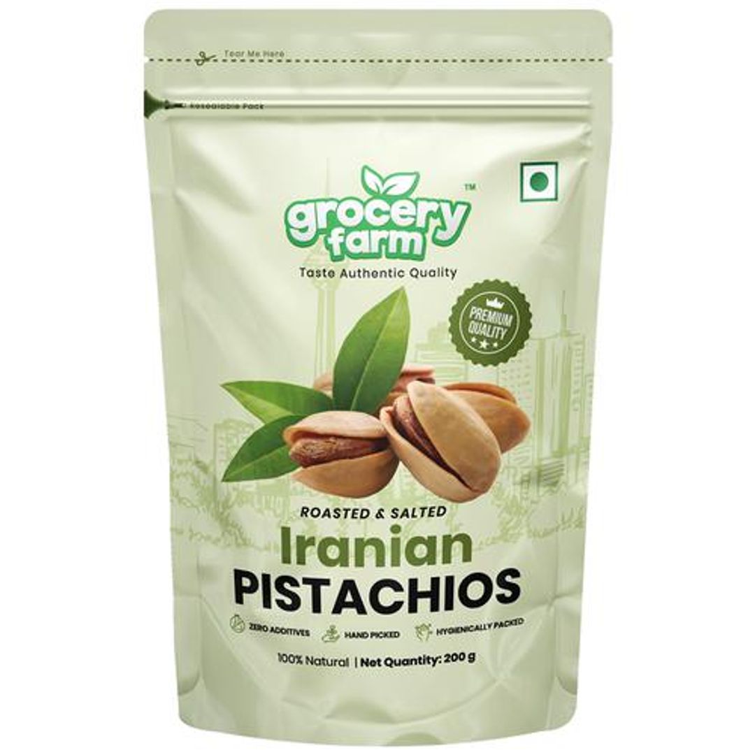 Iranian Pistachios - Roasted & Salted, 100% Natural