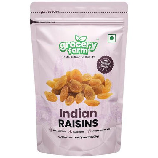 Indian Raisins - Premium & Hand Picked, 100% Natural