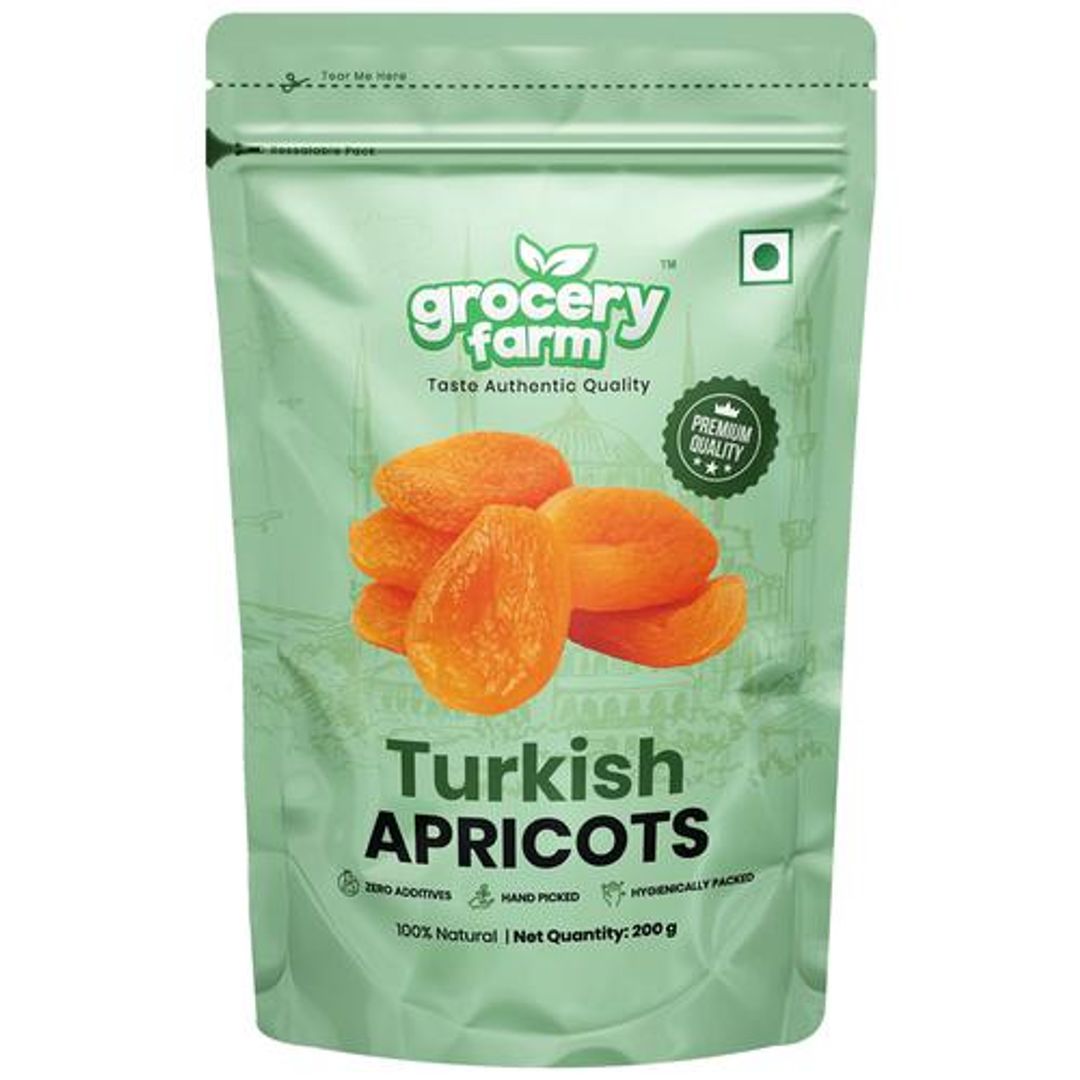 Turkish Apricots - Premium & Hand Picked, 100% Natural