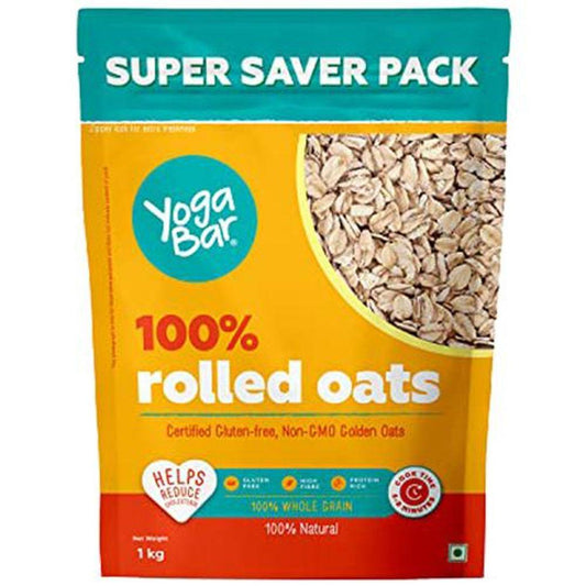 100% Rolled Oats - Breakfast Cereal, Non-GMO, Gluten Free, Golden Oatmeal