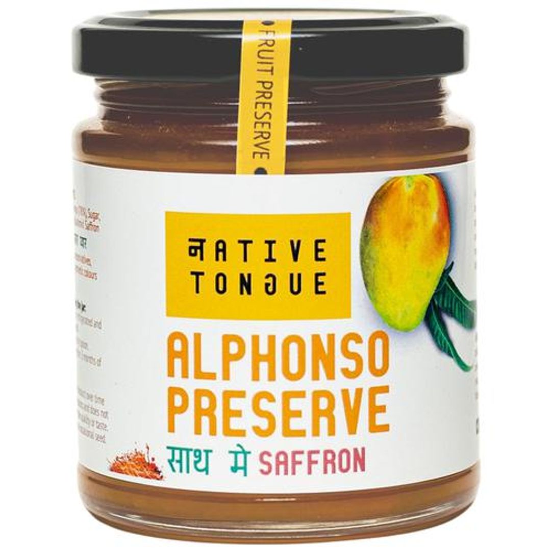 Alphonso Preserve With Saffron - Low Sugar & No Preservatives