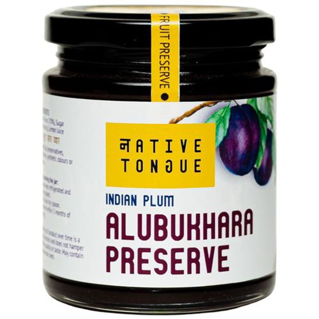 Alubukhara Preserve Indian Plum - Vegan, 70% Fruit, Low Sugar & No Preservatives