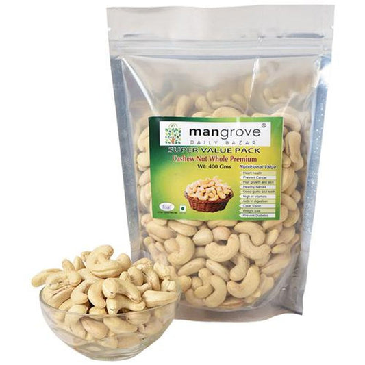 MANGROVE DAILY BAZAR Cashew Nut Whole Premium - Rich In Taste