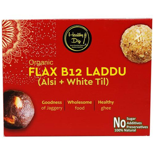 B12 Flaxseed Laddu