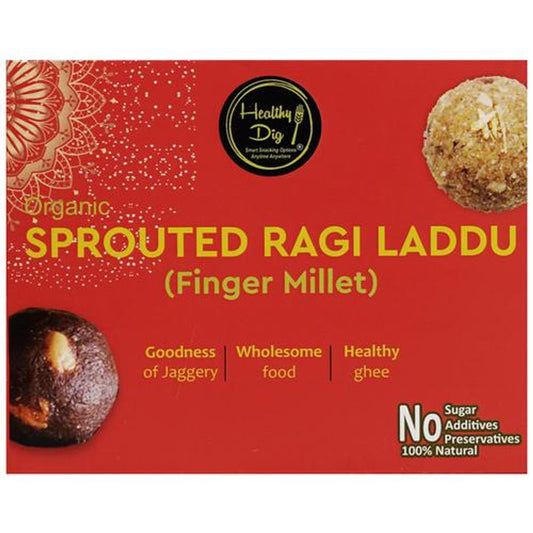 Sprouted Ragi Laddu