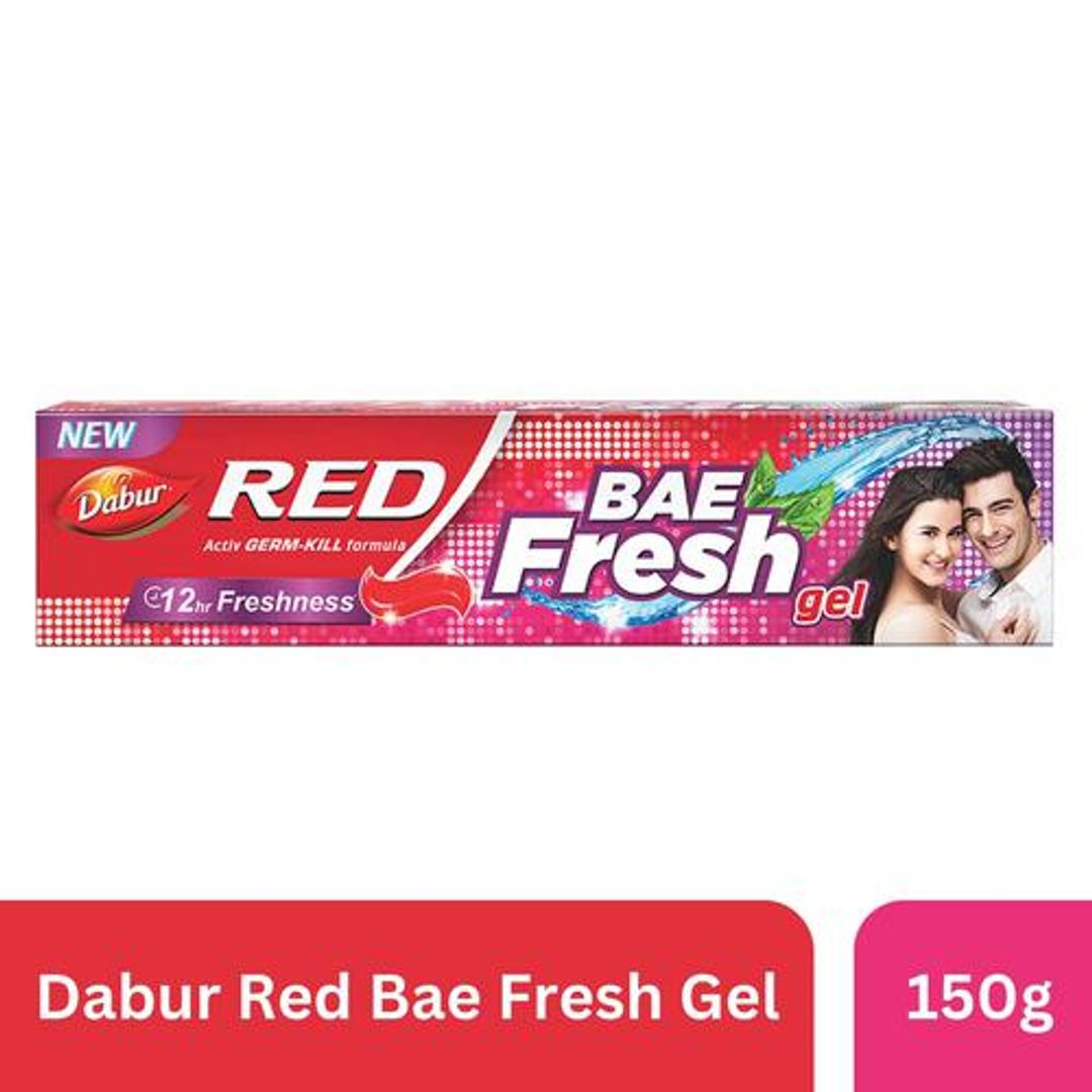 Bae Fresh Gel Oral Care Toothpaste - Activ Germ Kill Formula, 12 Hour Freshness