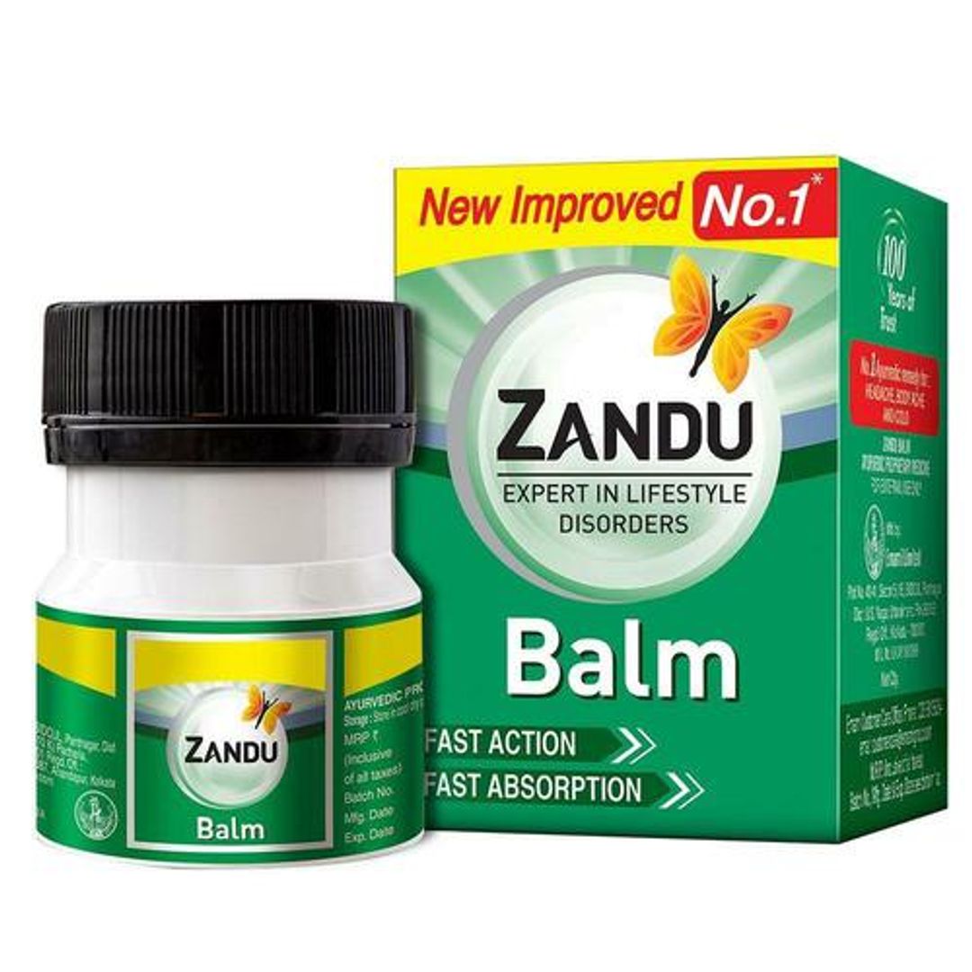 Zandu Balm | Effective relief from Headache, Body Pain, Sprain and Cold | No. 1 Ayurvedic Balm for Quick Pain Relief, 50ml