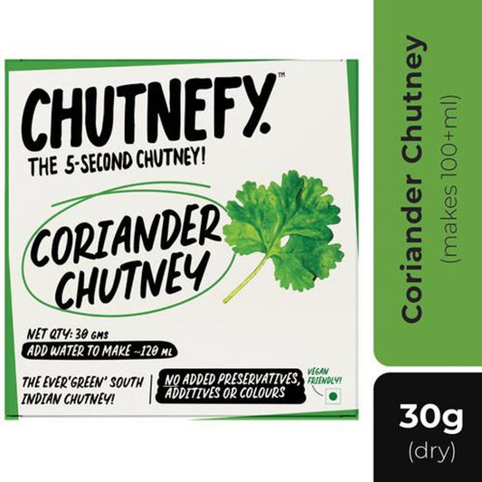 5 Second Coriander Chutney - Authentic Recipe