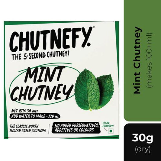 5 Second Mint Chutney - Authentic Recipe