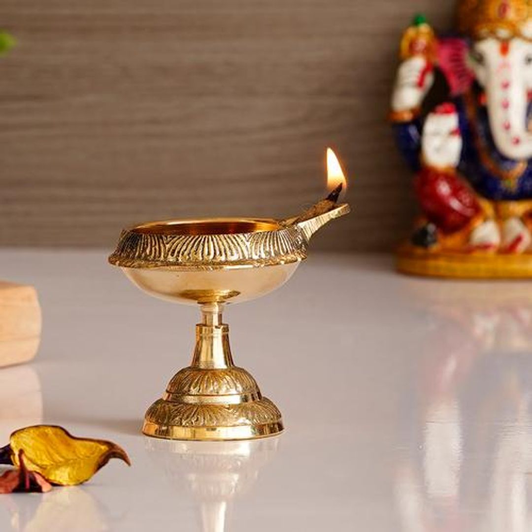 Designer Brass Diya