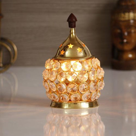 Crystal & Brass Akhand Diya