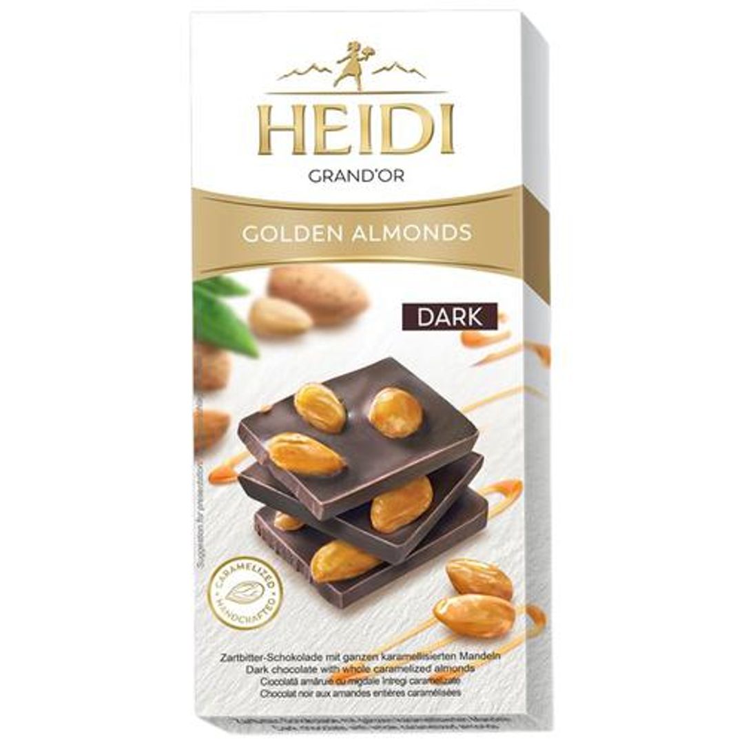 Dark Chocolate Bar - Golden Almonds